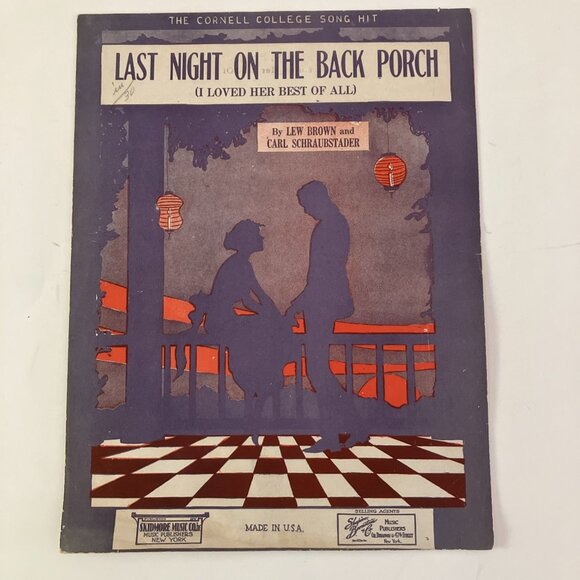 1920s 1930s Vintage Sheet Music  Mickey Rooney Judy Garland Indian Love Call - Picture 8 of 16